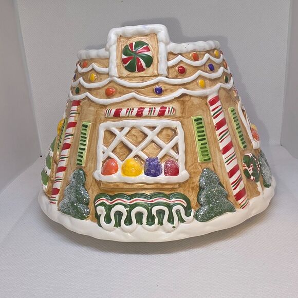 Yankee Candle Gingerbread House Jar Candle Topper Lamp Shade - Picture 4 of 12